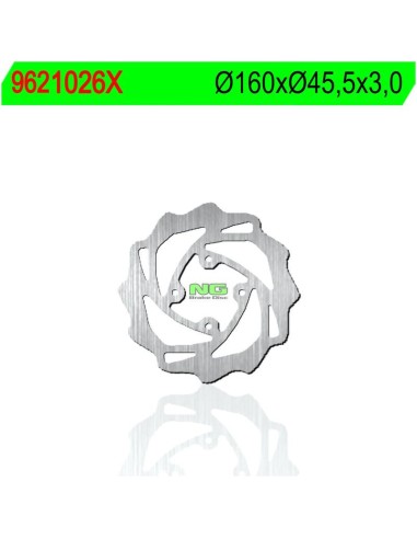 Disco de Freno NG Ondulado 1026X Ø160 x Ø45.5 x...
