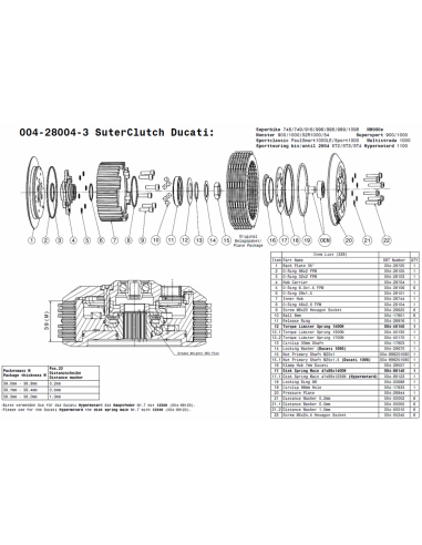Embrague antirebote Suter Ducati Supersport...