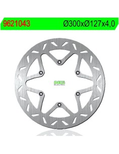 Disco de Freno NG 1043 Ø300 x Ø127 x 4 (DIS1043)