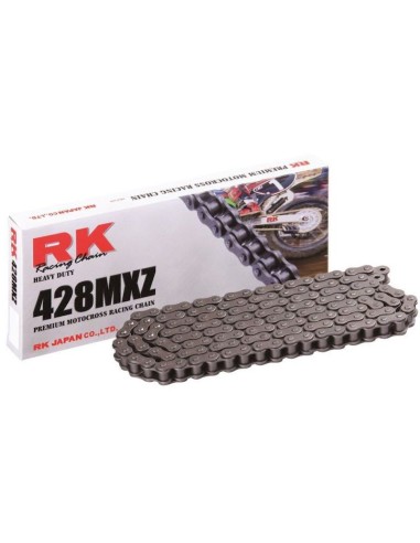 Cadena 428 RK MXZ 142 pasos Reforzada