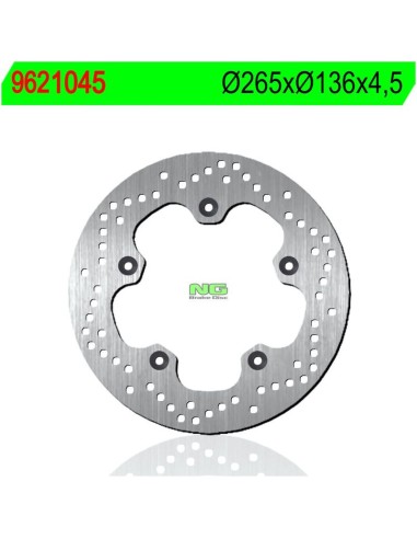 Disco de Freno NG 1045 Ø265 x Ø136.5 x 4.5...