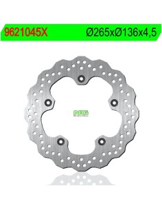 Disco de Freno NG Ondulado 1045X Ø265 x Ø135.5 x 4.5...