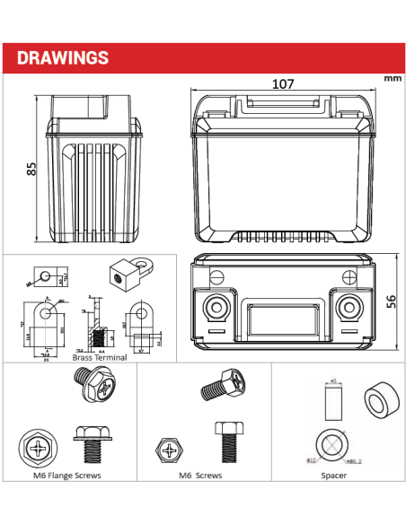 Bateria BS Battery LFPX7L / BSLI-02 Litio (Incluye Ecotasa)