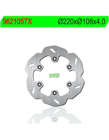 Disco de Freno NG Ondulado 1057X Ø220 x Ø108 x...