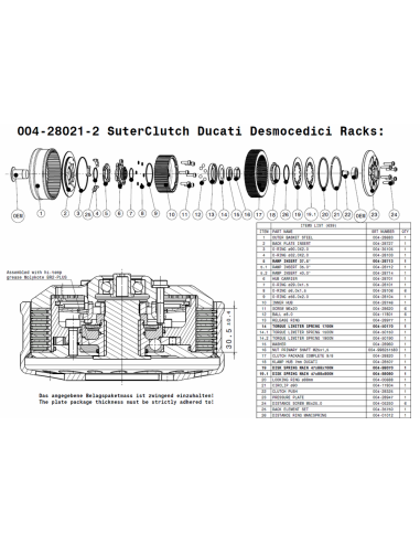 Embrague antirebote Suter Ducati with starter...