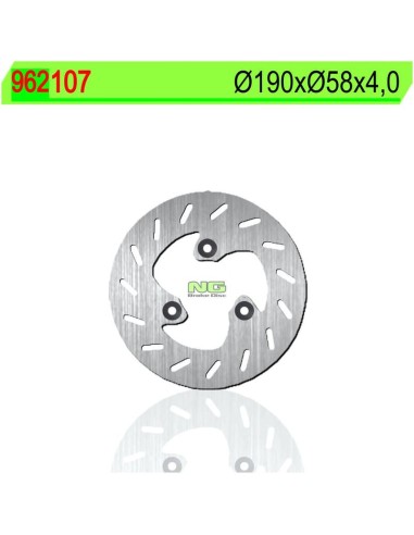 Disco de Freno NG 107 Ø190 x Ø58 x 4 (DIS107)