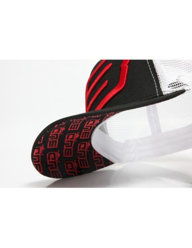 Gorra BUD Racing Icono Grande Negra/Blanca/Roja...