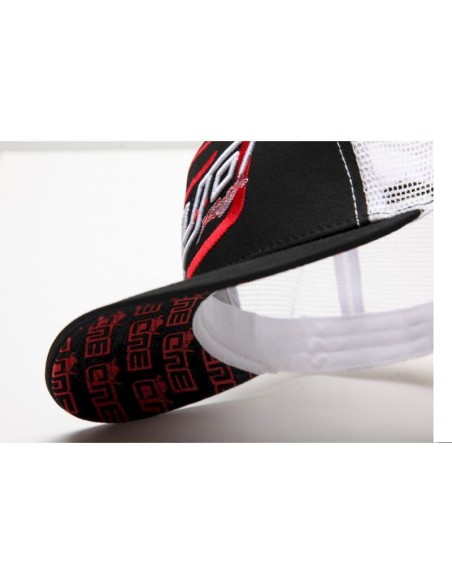 Gorra BUD Racing Doble Icono Negra/Blanca/Roja Talla Unica