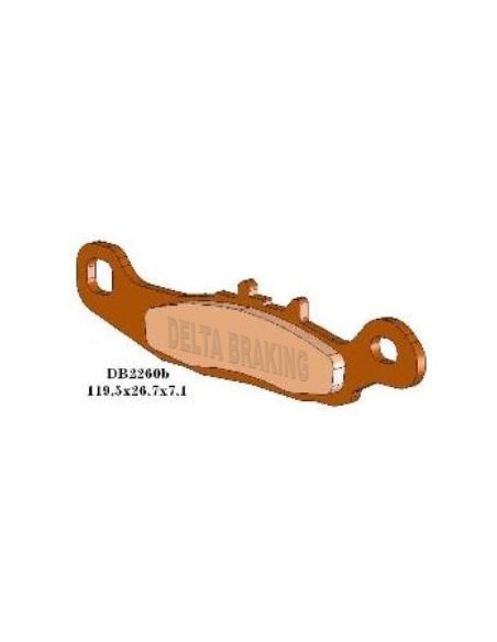 Pastillas de Freno Sinterizadas Delta Kawasaki KX 80/85 1997- (Delant) + Suzuki RM 85 2005-2013 (Delant)