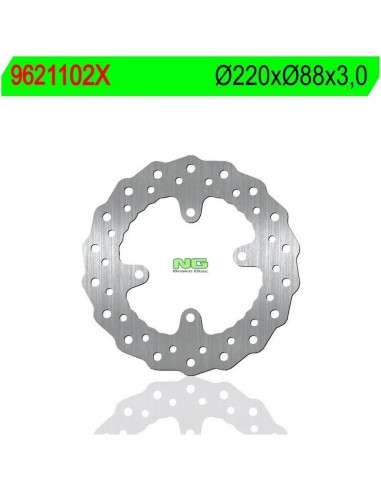 Disco de Freno NG Ondulado 1102X Ø220 x Ø88 x 3...