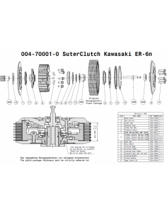 Embrague antirebote Suter Kawasaki ER6N 2