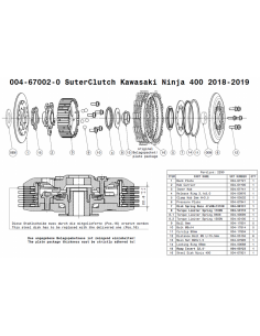 Embrague antirebote Suter Kawasaki Ninja 400... 2