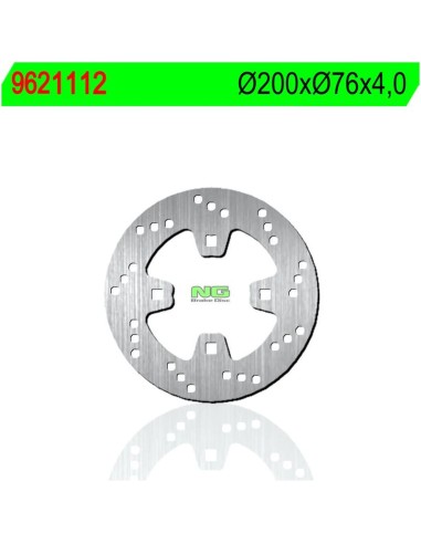 Disco de Freno NG 1112 Ø200 x Ø76 x 4 (DIS1112)