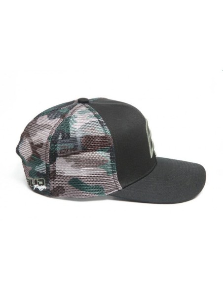 Gorra BUD Racing Icono Grande Negra/Camuflaje Talla Unica