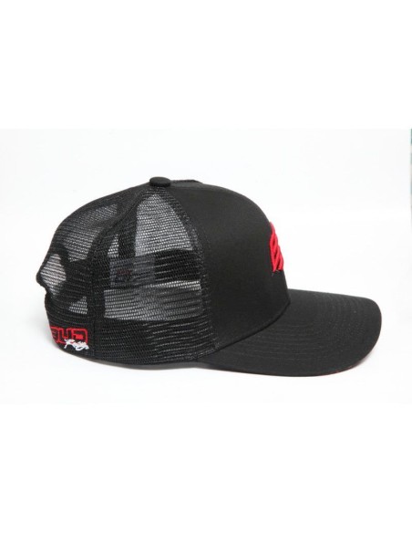 Gorra BUD Racing Icono Pequeño Color Negra/Roja-Talla Unica