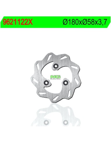 Disco de Freno NG Ondulado 1122X Ø180 x Ø58 x...