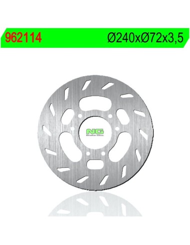 Disco de Freno NG 114 Ø240 x Ø72 x 3.5 (DIS114)