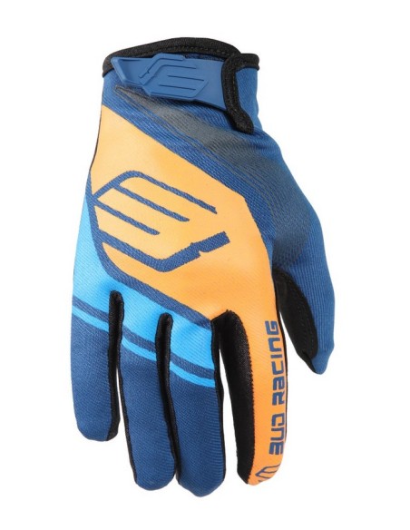 Guantes BUD SX Lite Azul/Naranja Logo "B"