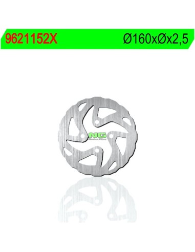 Disco de Freno NG Ondulado 1152X Ø160 x 2.7...