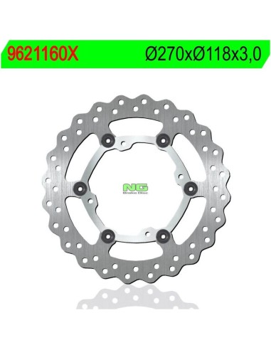 Disco de Freno NG Ondulado 1160X Ø270 x Ø118 x...