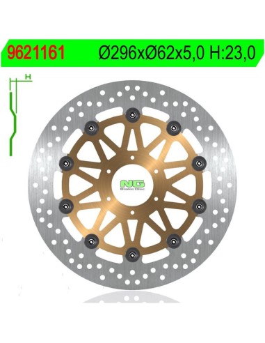 Disco de Freno NG 1161 Ø296 x Ø62 x 5 (DIS1161)