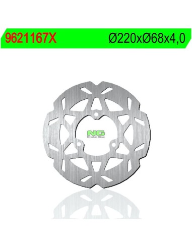 Disco de Freno NG Ondulado 1167X Ø220 x Ø68 x 4...