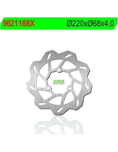 Disco de Freno NG Ondulado 1168X Ø220 x Ø68 x 4...