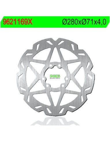 Disco de Freno NG Ondulado 1169X Ø280 x Ø71 x 4...