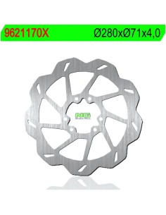 Disco de Freno NG Ondulado 1170X Ø280 x Ø71 x 4 (DIS1170X)