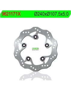 Disco de Freno NG Ondulado 1171X Ø240 x Ø107 x 5 (DIS1171X)