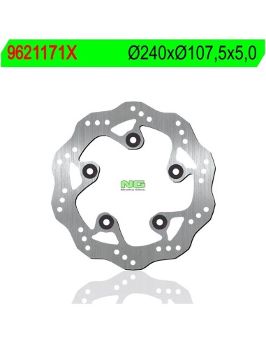 Disco de Freno NG Ondulado 1171X Ø240 x Ø107 x...