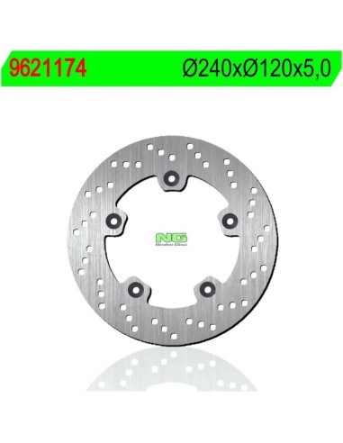 Disco de Freno NG 1174 Ø240 x Ø120 x 5 (DIS1174)