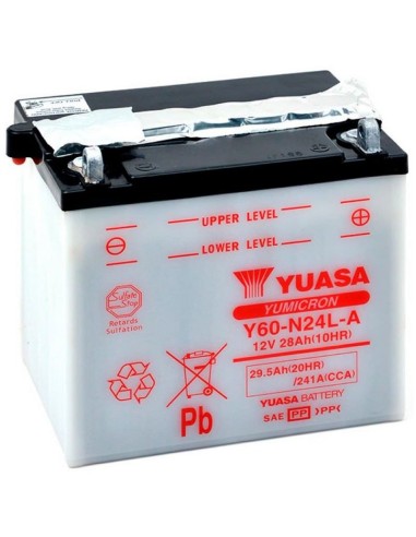 Bateria Yuasa Y60-N24L-A Combipack (con acido)