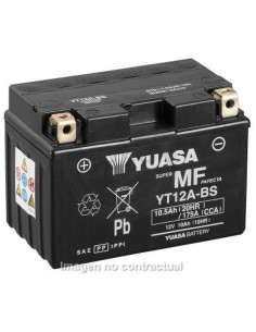 Bateria Yuasa YT12A-BS Combipack (con acido)