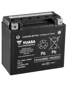 Bateria Yuasa YTX20HL-BS Combipack (con acido)