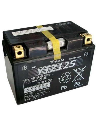 Bateria Yuasa YTZ12S Wet Charged (con acido)