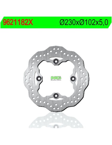Disco de Freno NG Ondulado 1182X Ø230 x Ø102 x...