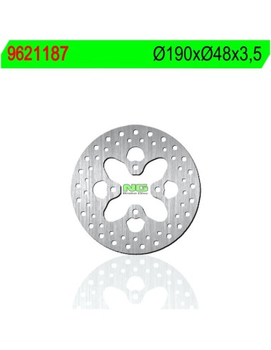 Disco de Freno NG 1187 Ø190 x Ø48 x 3.5 (DIS1187)