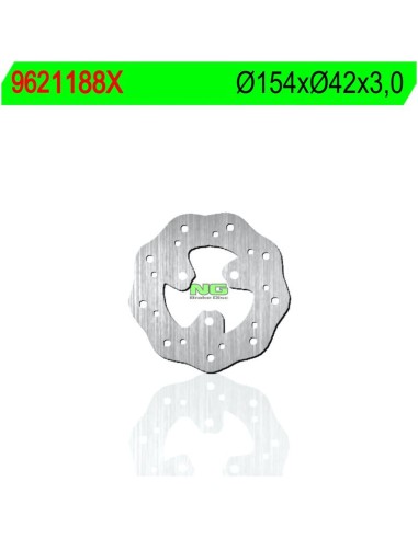 Disco de Freno NG Ondulado 1188X Ø155 x Ø42 x 3...