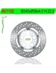 Disco de Freno NG 1192 Ø240 x Ø58 x 4 (DIS1192)