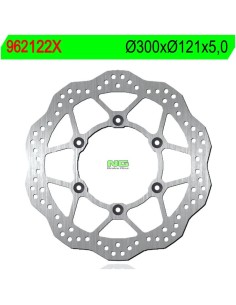 Disco de Freno NG Ondulado 122X Ø300 x Ø121 x 4.5 (DIS122X)