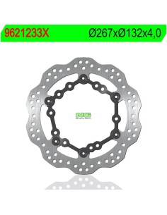 Disco de Freno NG Ondulado 1233X Ø267 x Ø132 x 4 (DIS1233X)