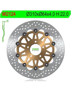 Disco de Freno NG 124 Ø310 x Ø64 x 4 (DIS124)