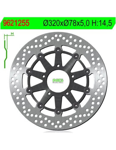 Disco de Freno NG 1255 Ø320 x Ø78 x 5 (DIS1255)