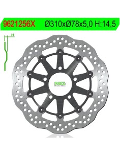 Disco de Freno NG Ondulado 1256X Ø310 x Ø78 x 5 (DIS1256X)