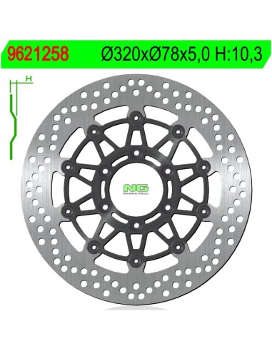 Disco de Freno NG 1258 Ø320 x Ø78 x 5 (DIS1258)
