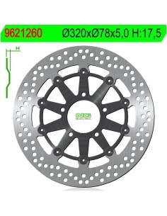 Disco de Freno NG 1260 Ø320 x Ø78 x 5 (DIS1260)