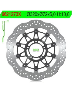 Disco de Freno NG Ondulado 1273X Ø320 x Ø72 x 5 (DIS1273X)