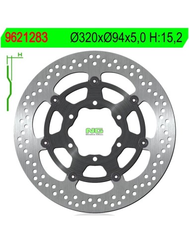 Disco de Freno NG 1283 Ø320 x Ø94 x 5 (DIS1283)