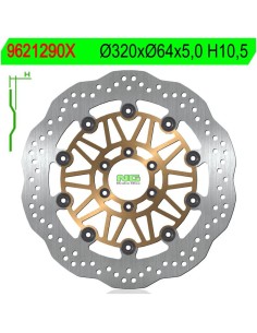 Disco de Freno NG Ondulado 1290X Ø320 x Ø64 x 5 (DIS1290X)